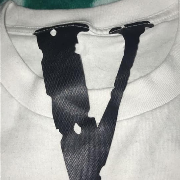 Vlone X Palm Angels Shirt Medium - Picture 2 of 3